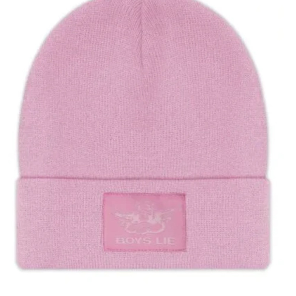 Boys Lie pink beanie